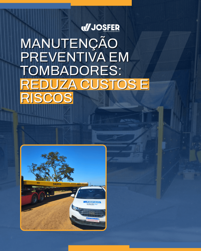 Manutenção preventiva em tombadores: os custos ocultos da parada e como a NR-12 protege sua operação